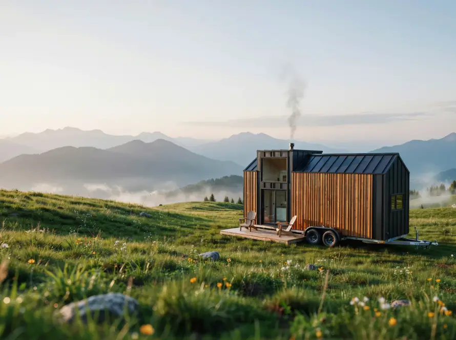 Doğa içinde modern tiny house (küçük ev) — Vivo İnşaat Trabzon